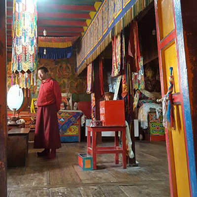 Monastery Namche - a colourful and calm place